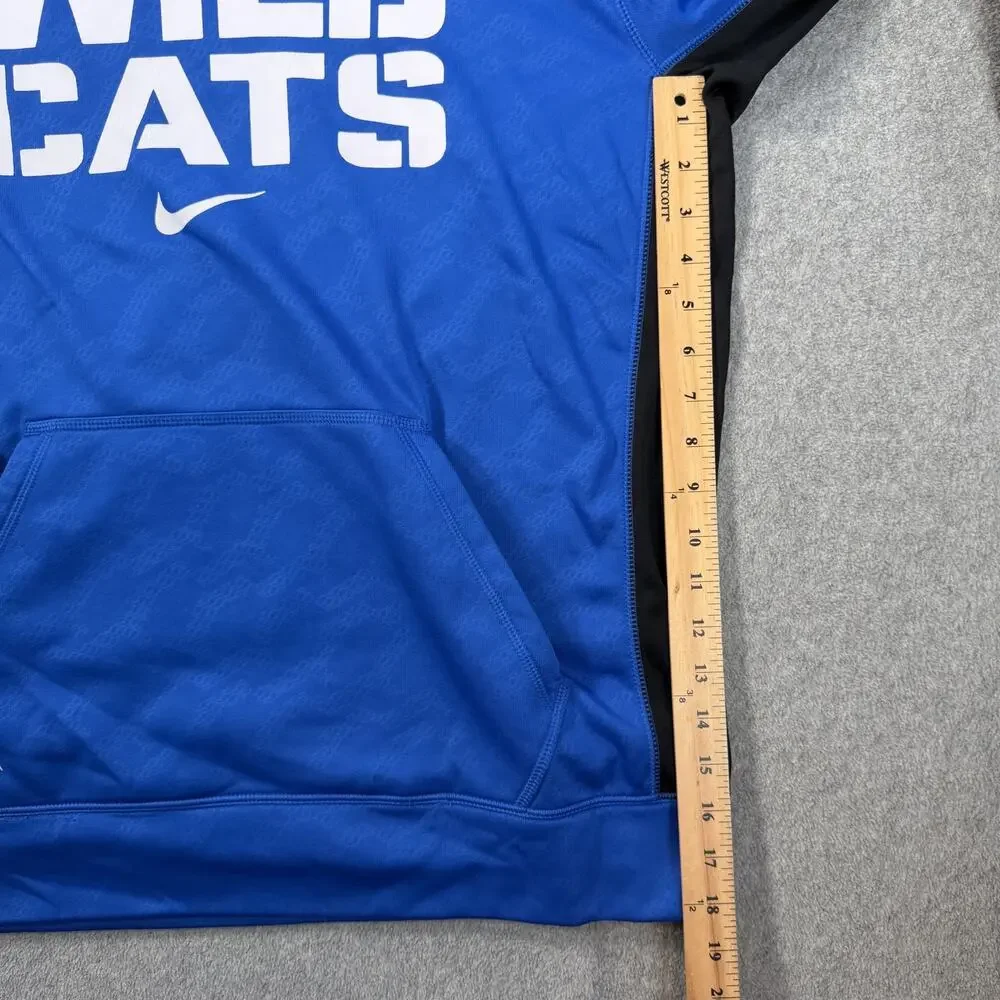 Kentucky Wildcats Nike Therma-FIT Hoodie Men's Large Blue Pullover Sweatshirt
